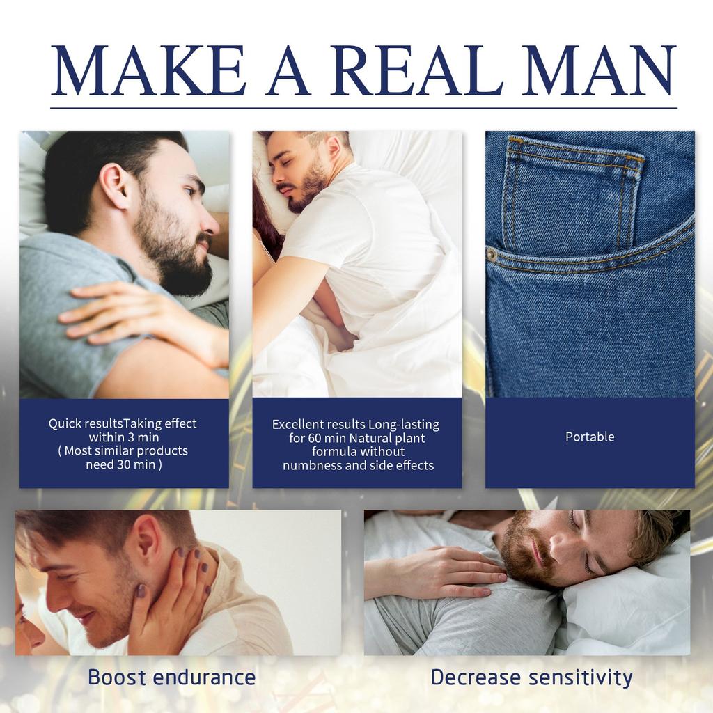 Strong Body Stimulates Vitality Male Body Massage Care Spray 30ml