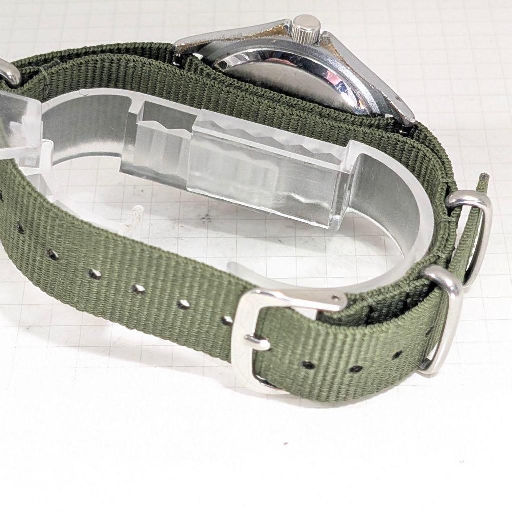 Used SEIKO ALBA Men's Battery Belt Replaced Movable Item B-21