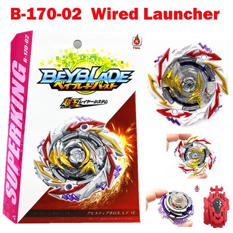 Superking Beyblade Burst B170 02 Abyss Diabolos 5 Fusion 1s Spark Launcher