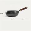 Flat Bottom Stir Fry Pan No Coating Frying Pan Durable Nonstick Wok  Kitchen