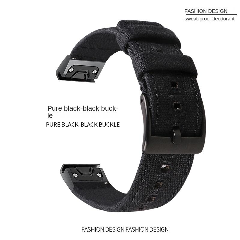 26 22 20MM Nylon Quick Release Watchband For Garmin Fenix 7X 7 6 6X Pro 5 5X/5XPlus 3 HR  Watch Canvas Strap Wrist Band Bracelet