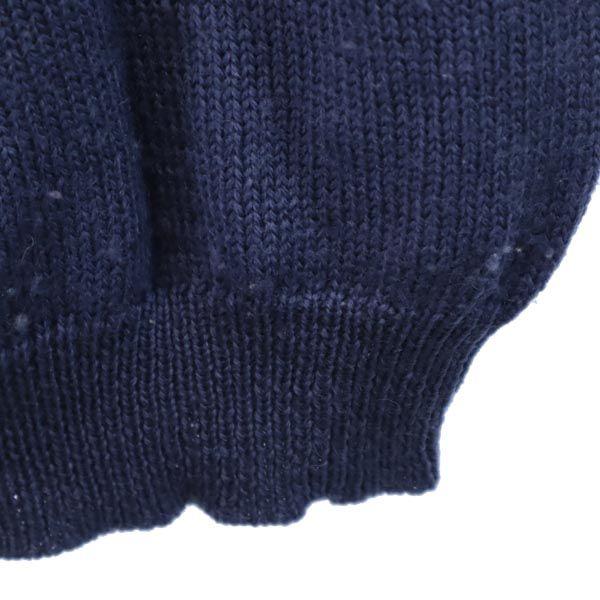 McGregor Wolle Langarm Pullover M Marineblau Gestrickter Pullover Herren Gebraucht