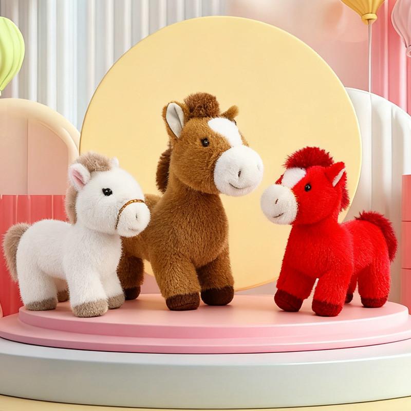 Pony Plush Toy With Pp Cotton Filling Perfect For Kids And Gift Giving