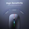 iMICE Wireless Mouse Bluetooth RGB Rechargeable Mouse Wireless Computer Silent Mause LED Backlit Ergonomic Gaming Mouse For Laptop PC