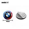 1 szt. 45mm Emblemat Naklejka na Kierownicę Samochodową Auto-Styling Dla BMW E36 E46 E53 E90 E60 E61 E93 E87 X1 X3 X5 X6 F30 F20 F10