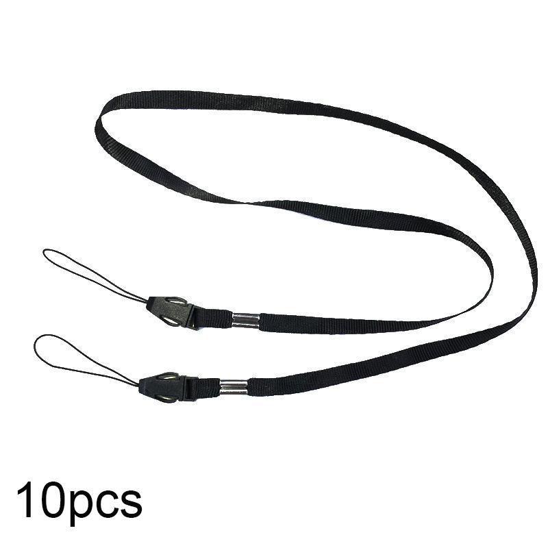 10Pcs 80Cm Wide Flat Detachable Neck Strap Machine Camera With Detachable Anti-Loss Lanyard For Fans Prevents Loss