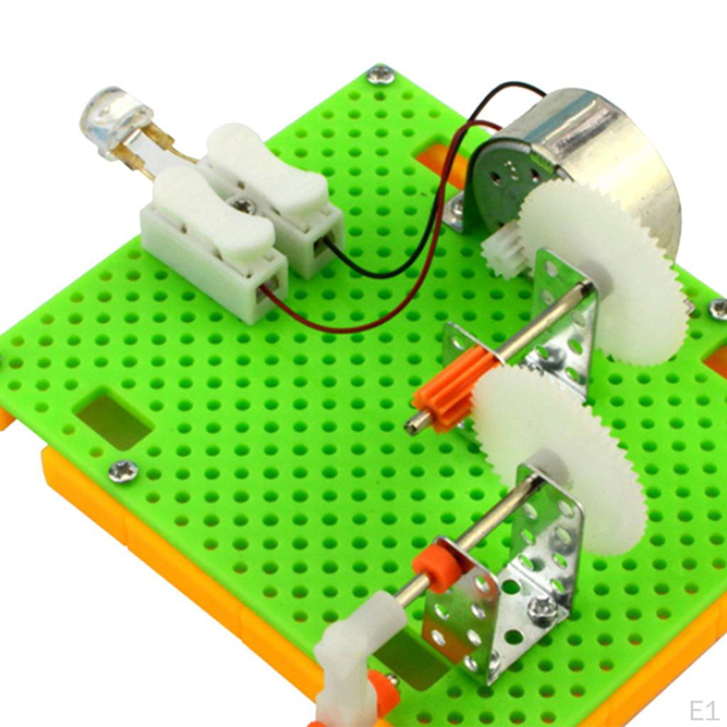 Electronics Science Educational Learning Toy Assemble Model, DIY Hand Crank Generator, Birthday Gift