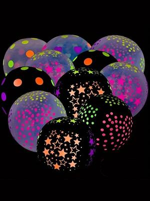 10Pcs 12Inch Fluorescent Balloons Neon Glow Latex Balloons Wedding Birthday Party Decor Glow Baloon Baby Shower Kids Gifts