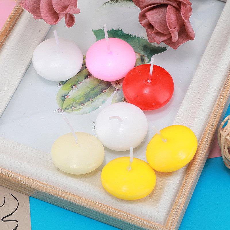 Floating Tea Light Wax Candle for Weddings in Red, White, Pink