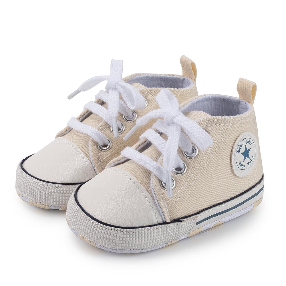 Hot-Selling Classic Canvas Baby Shoes: Soft Sole Toddler Walking Shoes