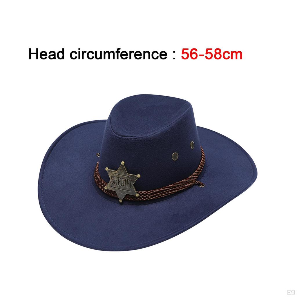 Classic Western Cowboy Hat - Stylish Sun Protection for Outdoor Adventures