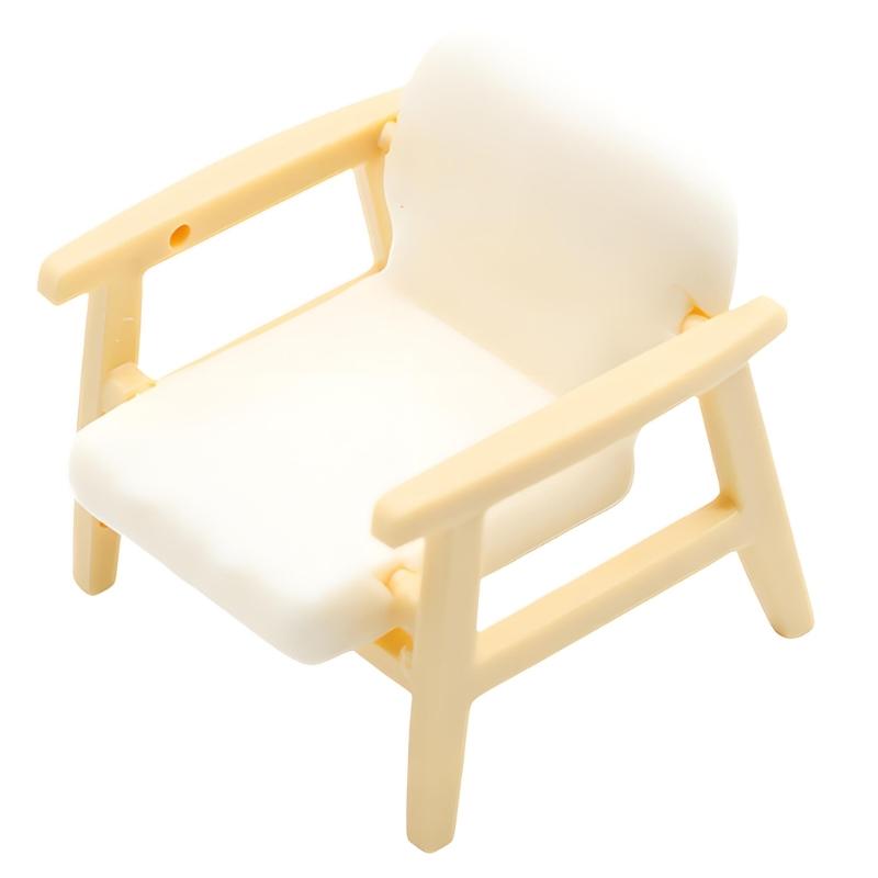 

Small Plastic Sofa Chair For Doll House Furniture Accessories Ideal For Childrens Pretend Play And Miniature Decorations 1