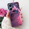 For Xiaomi Redmi Note 13 Pro Plus 5G Phone Case Redmi Note13 13 Pro 13 Pro+ 5G Elegant Floral Cat Soft Silicone Clear TPU Cases