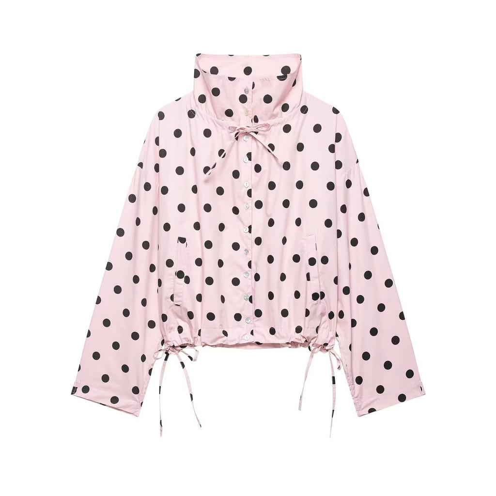 European and American Style, New Women's Fashion, Fashionable Casual Style, Polka Dot Jackets 4341/730/644