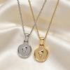 Stainless Steel Conch Pendant Necklace - Holiday Style, Women's Light Luxury with Drip Oil, Versatile Clavicle Chain
