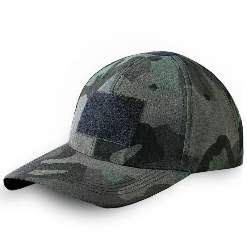 Unisex Wide-Brim Camouflage Cap - Outdoor Military, Work & Utility Style for Summer & Spring/Autumn