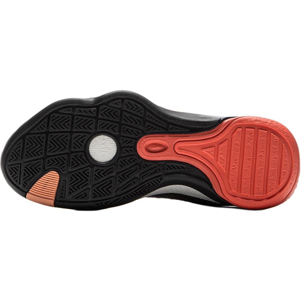 Li Ning Kids Basketball Synthetic Leather Soft Comfortable Non-Slip Shock Absorbing Durable Rebound Support Low-Top Kids Basketball Shoes YKBV048-5