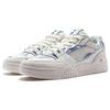 Li Ning Yuebai Qingying Slip Resistant Abrasion Resistant Low top Casual Shoes Unisex White Blue AGCS427-15