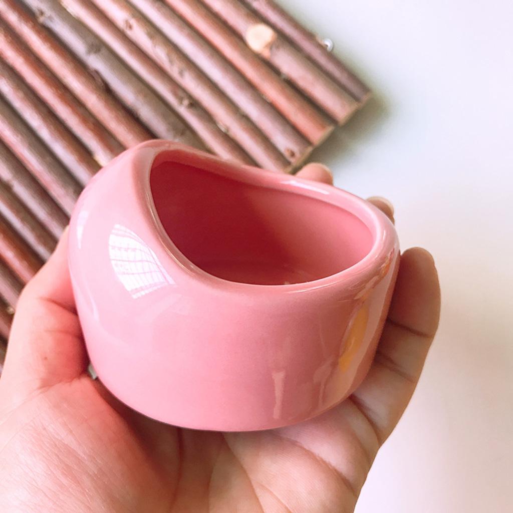 Hamster Ceramics Bowl Lovely Small Animal Ceramics Dish Pet Food Bowls