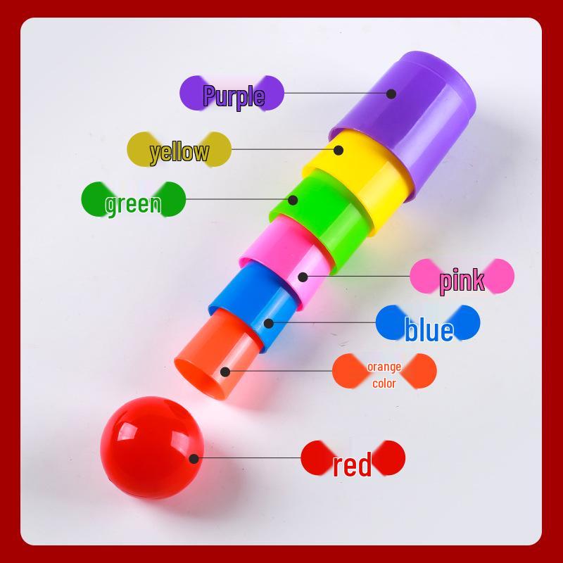 Large Creative Jenga Ring Toss: Parent-Child Stress Relief Toy