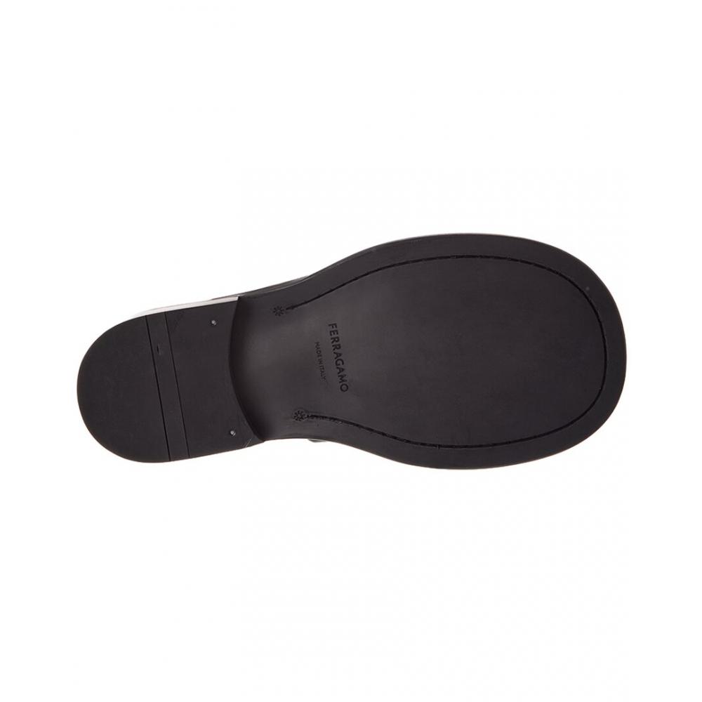 Salvatore Ferragamo Ferragamo Fidell Leather Loafer Black