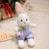 Cartoon Tulip Flower Dressed Rabbit Cute Bunny Plush Animals Toys Kawaii Soft Pillow Office Decor Baby Comfort Doll Kids Gift