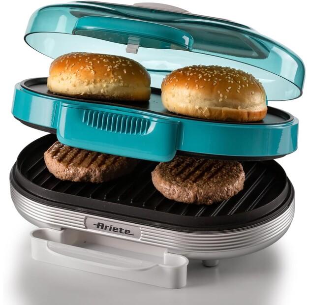 Контактный гриль Ariete Party Time Hamburger & Panini blau (205/01)