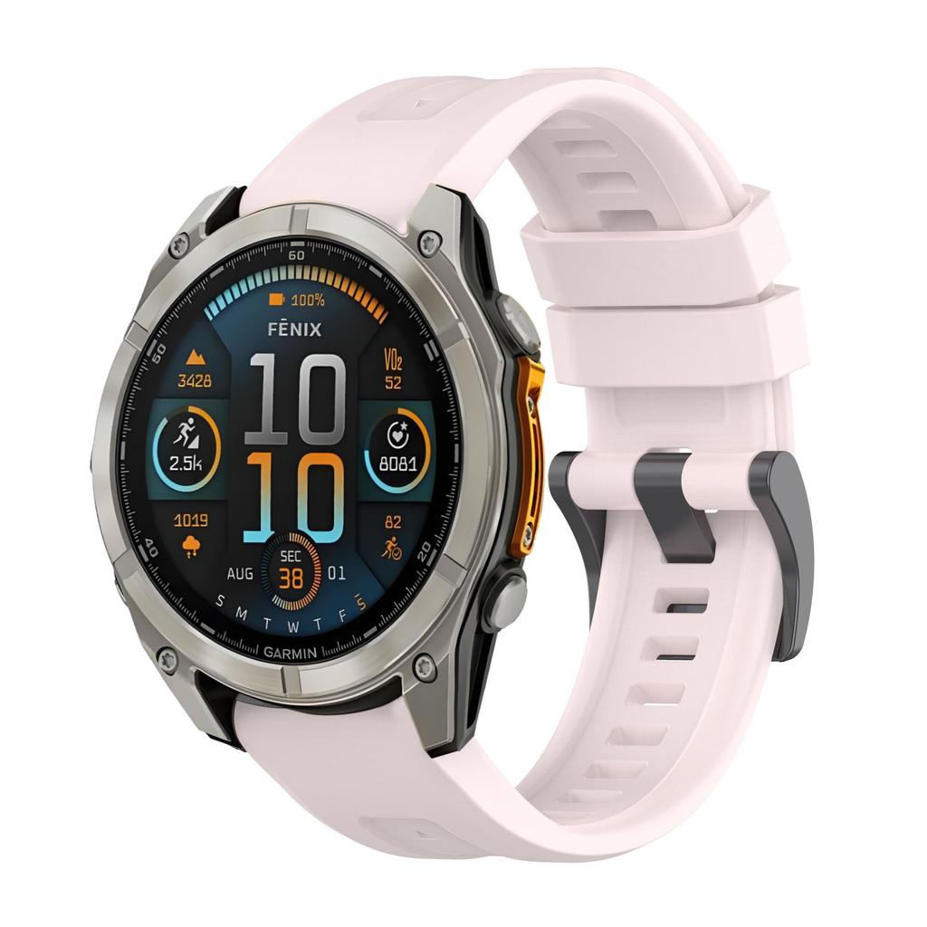 Quick Fit 26mm 22mm 20mm Silicone Strap For Garmin Fenix 8/Tactix 8/Enduro3/Fenix E 7X 6X Bracelet Band Forerunner 965/955 Belt