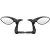 Rear View 7/8" Motorcycle Handguard Protection Brake Clutch Lever Pair Side Mirror 22mm Rear