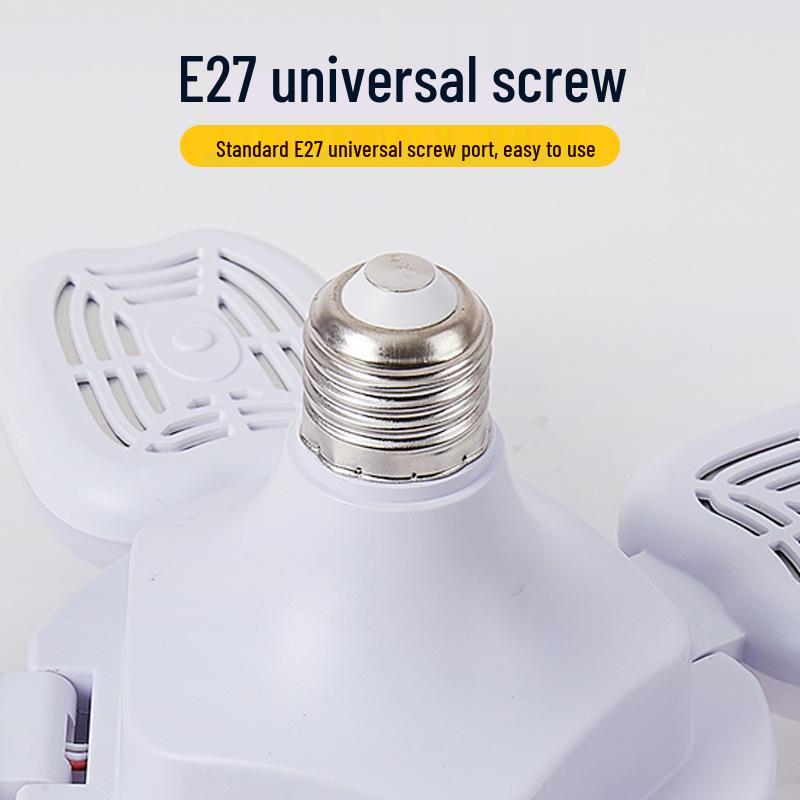 Modern LED Five-Leaf Apple Fan Light for Bedroom, Living Room, Dormitory - Dimmable Ceiling Fan