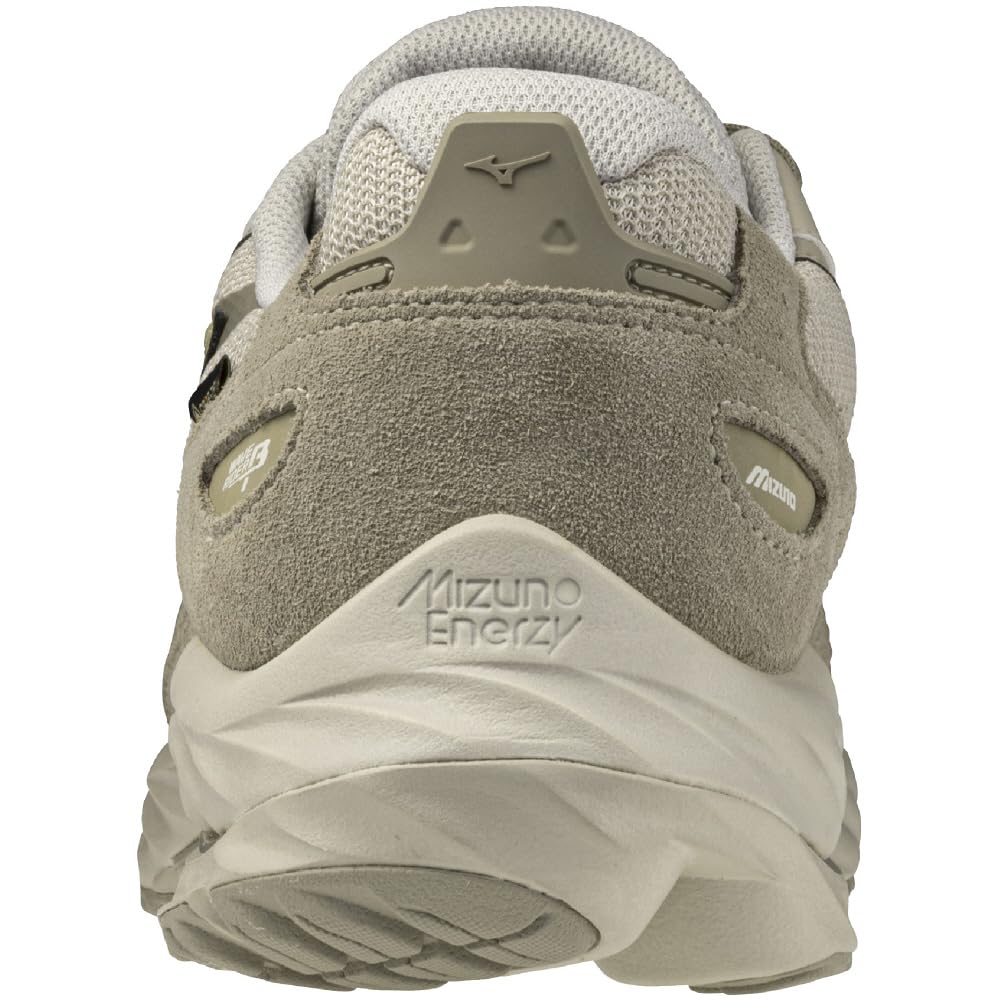 Mizuno Wave Rider B GTX Gore-Tex Waterproof Sneakers, Perfect for Commuting, School, and Lifestyle, Light Beige x Beige, Size 24.0 cm, 2E
