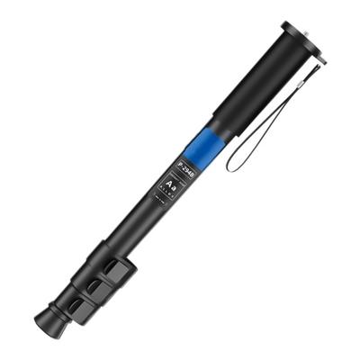 Gamba Monopiede Treppiede in Lega di Alluminio a 4 Sezioni con Impugnatura in Schiuma Densa Antiscivolo per Fotocamere DSLR