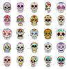 50 Stickers Painted Skulls Independent Creative Diy Repeated Stickers Decorative Stickers Waterproof Stickers Hand Account
