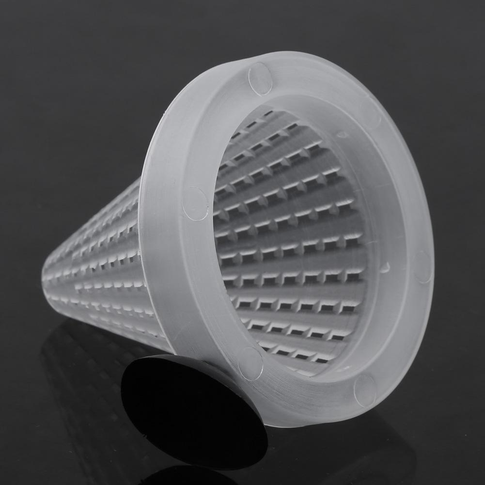 20 Stück Beutel Fisch Lebendfutter Rote Mückenlarven Fütterung Aquarium Becken Kegelfutterspender mit Saugnäpfen