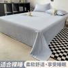 Simple Stripe Bed Sheet Single/Double 3Pcs Bedding Set For Home Dorm