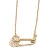 SYMPATHY OF SOUL K18 0.04ct Diamond Safety Pin Necklace Yellow GoldUsed