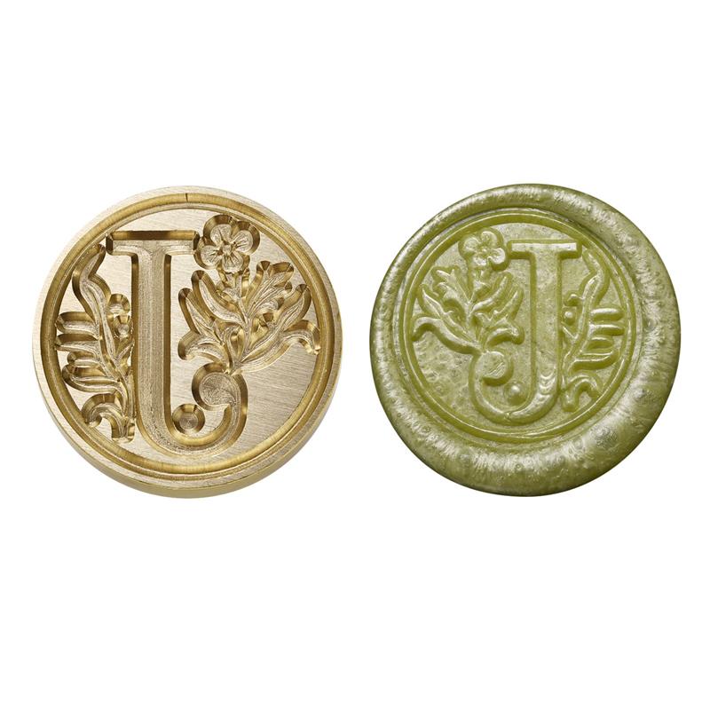 Wax Seal Copper Head Curlicue Vintage 26 Letters DIY Scrapbooking Vintage Wax Sealing Stamp Invitation/Envelop Gift