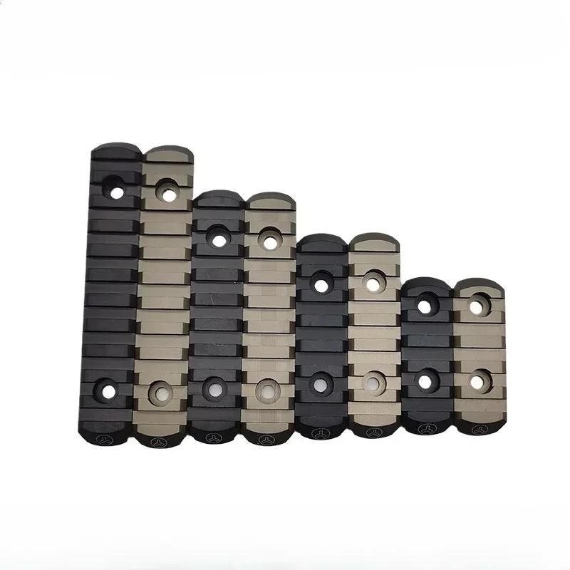 Tactical Metal 20mm Rail Segment M-LOK KEYMOD Picatinny Rail CNC Machined Accessory for Airsoft & MI Handguard
