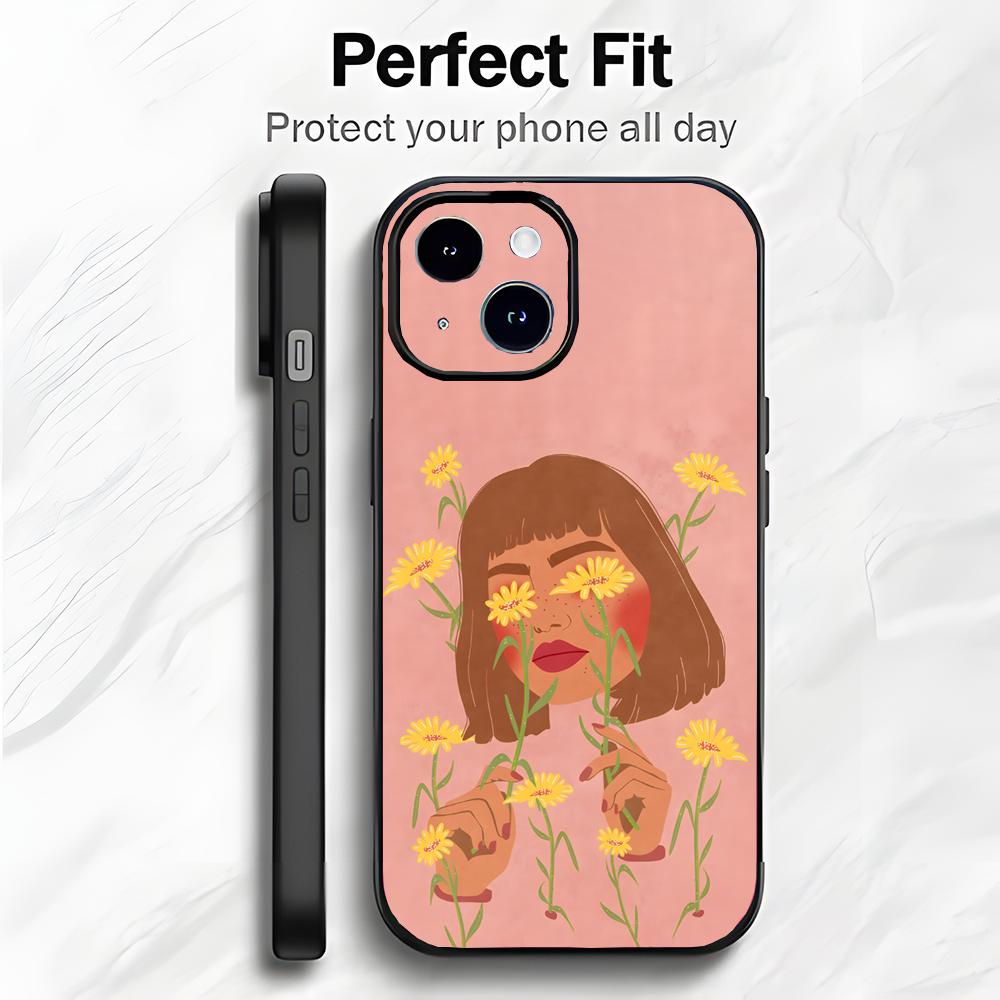 

Fashion Abstract Girl Art R-Raissa Oltmanns Phone Case Phone Case Soft Packaging Lightweight For iPhone17 16 15 14 13ProMax iphone12promax