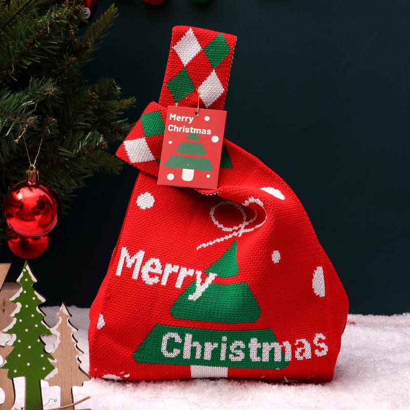 Christmas Eve Apple & Candy Gift Bag for Kids - Creative Festive Packaging