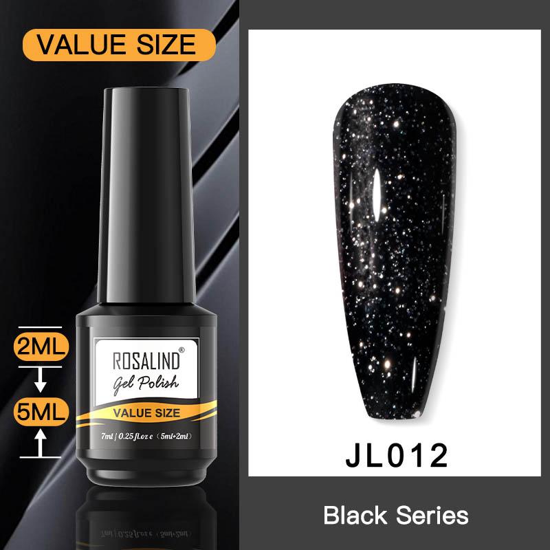 ROSALIND 7ml Soak Off Gel Polish Bright For Nail Art Design LED/UV Lamp