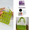 Ergonomic Crochet Hook with 8 Interchangeable Tip Aluminum Crochet Hook 3.0mm-7.0mm for Knitting Crochet Craft