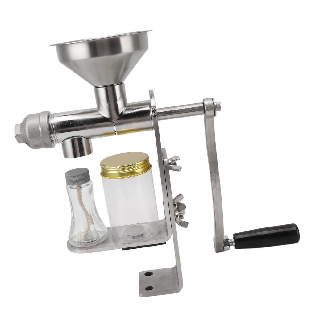 Manual Oil Press Machine Stainless Steel Easy Operation Cold Hot Press Easy To Clean Oil Maker for