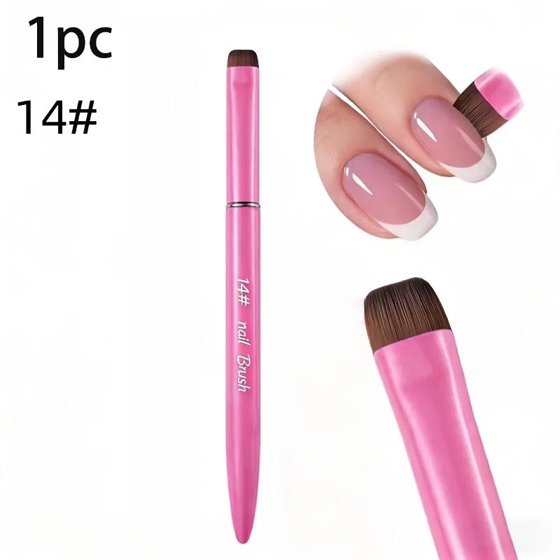 French Nail Brush, With Multi-Function Brush Head - Fine Nail Brush, Suitable For Gel And Acrylic Nails, Precise Cleaning