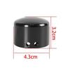 Motorcycle Adjustable Front Axle Nut Bolt Cover Cap for Harley Sportster 883 1200 Dyna VRSCA V Rod 2002-2006 CVO Softail MP-1094