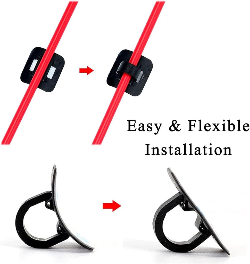 8 Stück/Satz Legierungsrahmen Fahrradklemmen 10 Sätze Flexibel und Robust Multifunktionales Mountainbike Führung