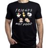 Friends Not Food T-shirt Vegetarian Fashion Shirt Animal Lover Tee Top  Animal Rights Herbivore Cotton Tshirt Plant Based Tee...