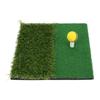 Hitting Mat Dual Grass Mini Golf Training Practice Pad Launch Zone Hitting Turf Mat