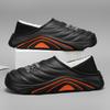 Cotton slippers men's autumn and winter indoor non-slip thick-soled bag and slippers lightweight velvet thermal cotton shoes