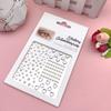 Glitter Face Rhinestone Sticker Self Adhesive Body Bling Stickers Festival Eye Jewels Decoratio G7A7